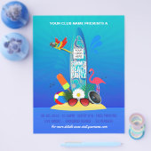 Club/Corporate Summer Beach Party hinzufügen Flyer (Einzeln)
