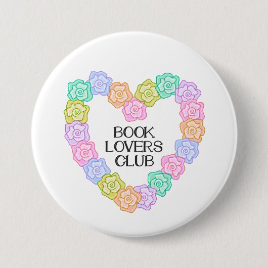 Club der Buchliebhaber Button (Vorderseite)