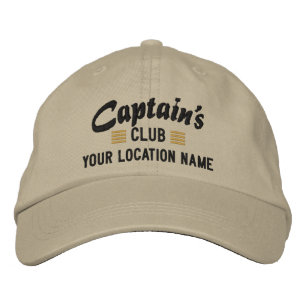 CLUB des Kapitäns personalisieren Bestickte Baseballkappe