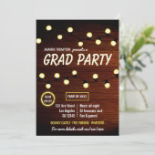 Club DJ Dance Music Graduation Party - Einladung (Stehend Vorderseite)