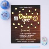Club DJ Dance Music Party hinzufügen Logo und Foto Flyer (Einzeln)