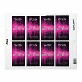 Club Flyer Look Sweet 16 Water Label (Vorne)