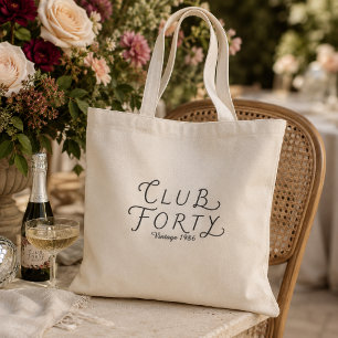 Club Forty personalisierte Tragetasche
