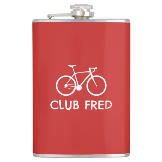 Club Fred Cycling Flachmann (Vorderseite)