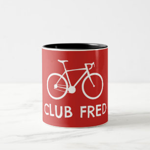 Club Fred Cycling Zweifarbige Tasse