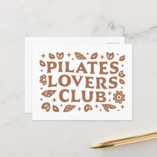 Club für Pilates Postkarte