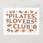 Club für Pilates Postkarte (Vorderseite)