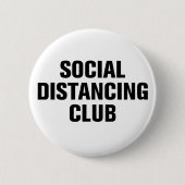 Club für soziale Distanzen Button (Vorderseite)