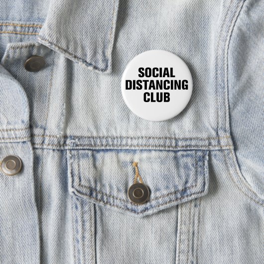 Club für soziale Distanzen Button (Beispiel)