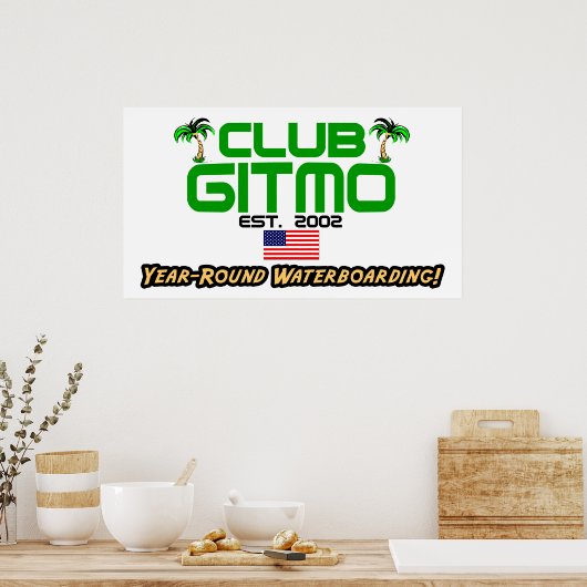 Club Gitmo Poster (Küche)