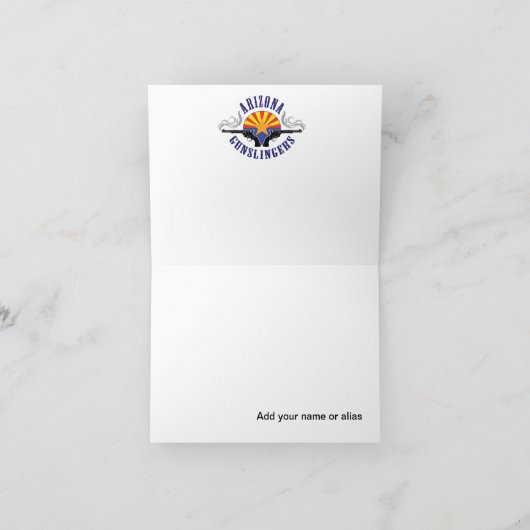 Club Gruß- oder Note Card Karte (Innenseite)