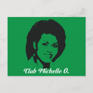 Club Michelle O Postcards, Kelly Green Postkarte