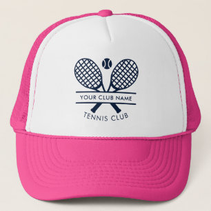 Club Name Tennis Team Navy Blue Sports Truckerkappe