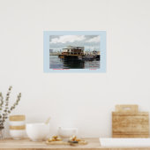 Club Náutico (A Coruña)/Nautical Club (A Coruña) Poster (Küche)