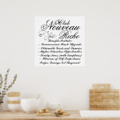 Club Nouveau Riche Poster (Küche)