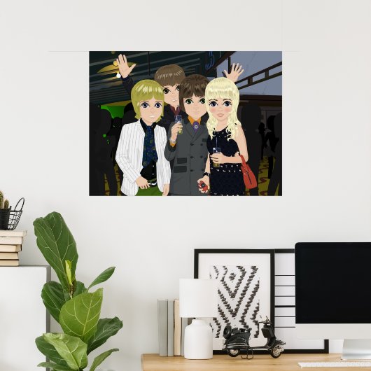 Club Oasis Poster (Heimbüro)