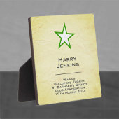 Club- oder Vereinsgewinner Fotoplatte