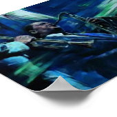 Club Orchestra á l´huile Poster (Ecke)