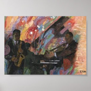 Club Orchestra á l´huile Poster