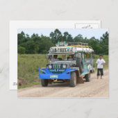 Club Paradise Jeepney Postkarte (Vorne/Hinten)