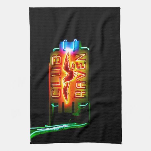 Club Raven Geschirrtuch (Vertikal)