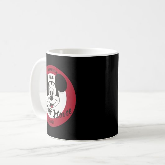 Club Retro Logo Design Kaffeetasse (Vorderseite Links)