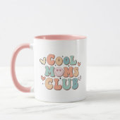 Club Retro Rosa Geschenk der coolen Mama Mama Kaff Tasse (Links)