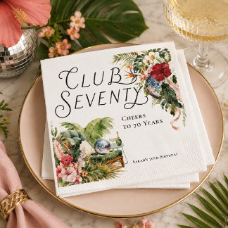 Club Seventy Conservatory Soirée Servietten