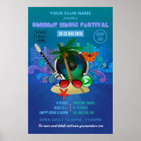 Club Summer Music Festival hinzufügen Logo-Werbung