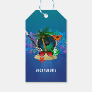Club Summer Music Festival Logo hinzufügen Geschenkanhänger