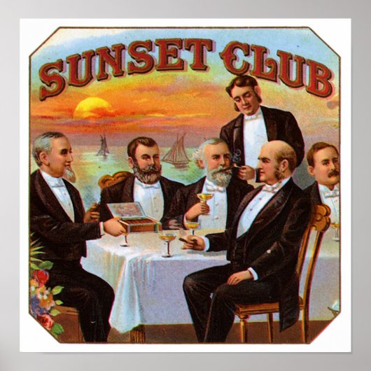 Club Sunset Poster (Vorne)