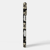 Club Surfbrett Hibiskus Hawaiian Black Case-Mate iPhone Hülle (Rückseite / Rechts)