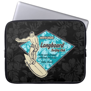 Club Surfen Diamond Hawaiian Neopren-Taucheranzug Laptopschutzhülle