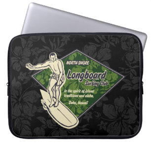 Club Surfen Diamond Hawaiian Neopren-Taucheranzug Laptopschutzhülle