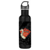 Club Surfing Diamond Hawaiian Edelstahlflasche (Vorderseite)