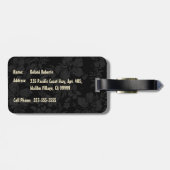 Club Surfing Diamond Hawaiian Gepäckanhänger (Rückseite horizontal)