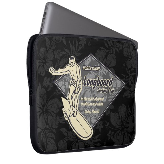 Club Surfing Diamond Hawaiian Neopren Wetsuit Laptopschutzhülle (Vorne Rechts)