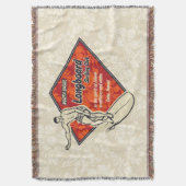 Club Surfing Diamond Hawaiian Print Decke (Vorderseite Vertikal)