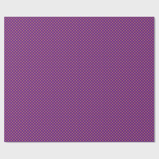 Club Symbol Pattern Amethyst Geschenkpapier (Flach)