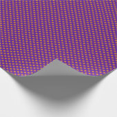 Club Symbol Pattern Amethyst Geschenkpapier (Ecke)