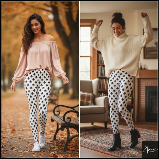 Club Symbol Pattern Leggings