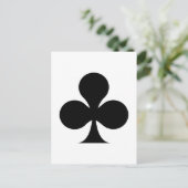 Club-Symbol Postkarte (Stehend Vorderseite)
