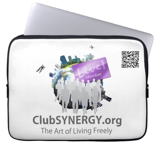 Club SYNERGY - Laptop-Sieb 13" Laptopschutzhülle (Vorderseite)