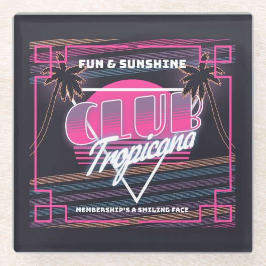 Club Tropicana Glasuntersetzer (Vorderseite)
