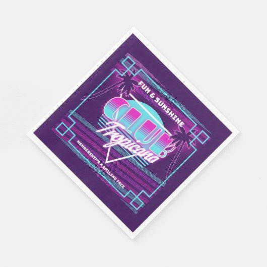 Club Tropicana Serviette (Ecke)