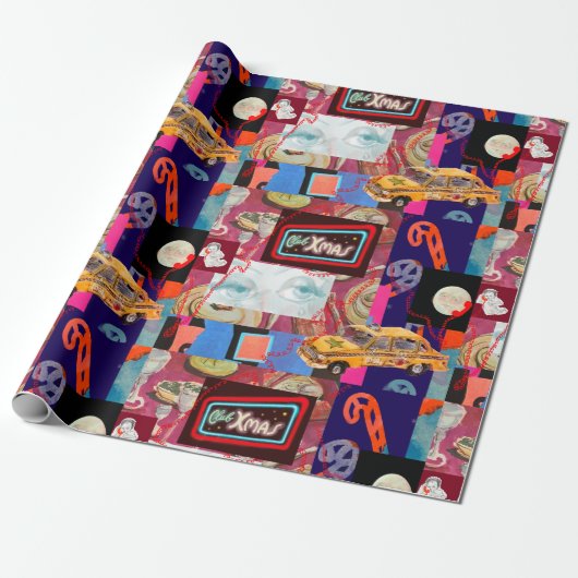 Club Xmas Wrapping Paper Geschenkpapier (Ungerollt)