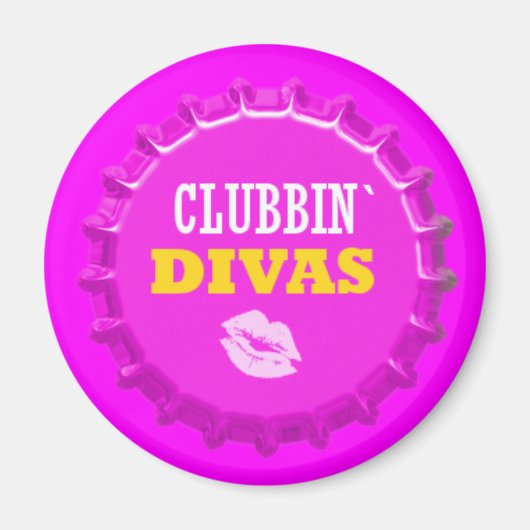 Clubbin Divas School Locker magnet office magnet (Vorne)