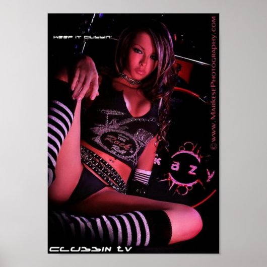 Clubbin'tv Behielt es klubbin' Poster (Vorne)