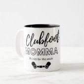 Clubfoot Awareness Tasse (Vorderseite Links)