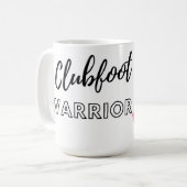 Clubfoot Awareness Tasse (Vorderseite Links)